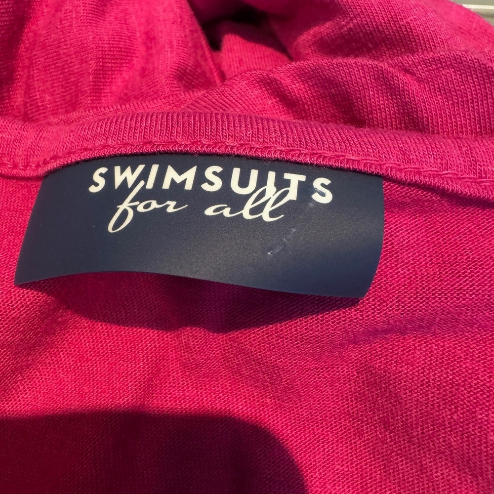 Swimsuits For All Swim Cover-Up Dress Women's 26/28 Pink Beach Resortwear Cruise - Picture 7 of 12
